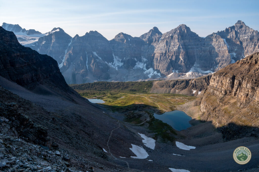 View from the top of Sentinel Pass