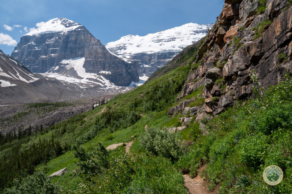 Trail To Plain Of Six Glaciers From the Big Beehive Lake Louise Mountain Views