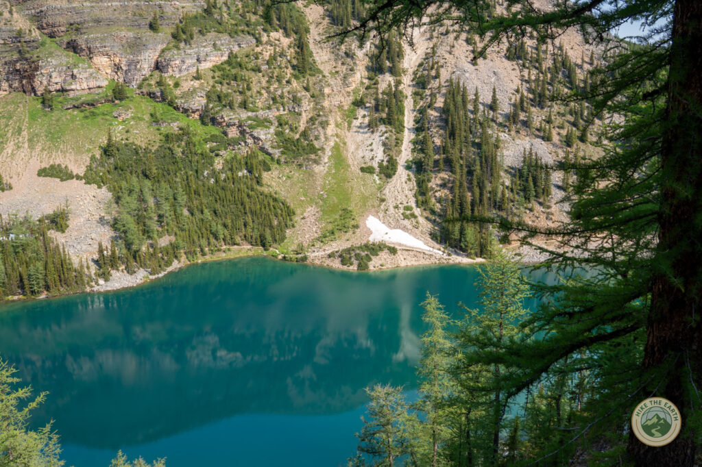 Lake Agnes view from the Big Beehive switchbacks trail